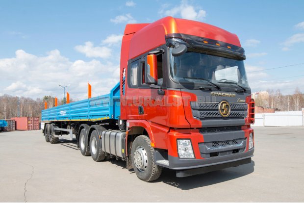 Седельный тягач SHACMAN SX42584V324 + Полуприцеп бортовой ППБ 20Б-21-12К