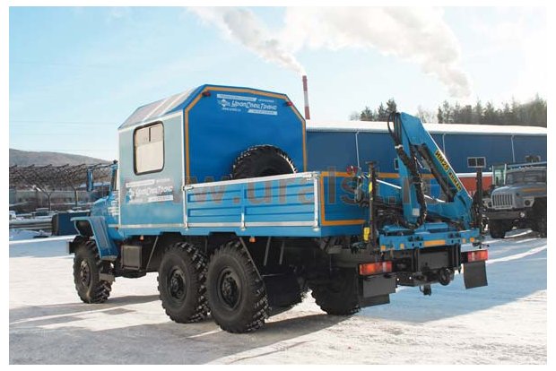 ГПА с КМУ ИМ-25 УСТ 5453 Урал 4320Е5