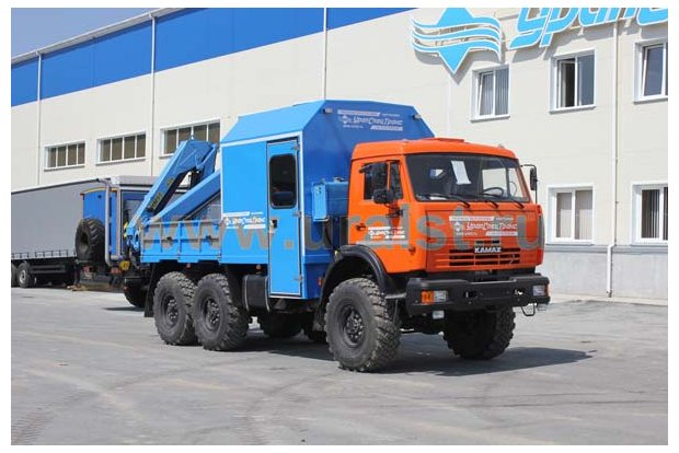 ТБМ с КМУ ИМ-95 УСТ 5453 Камаз 43118