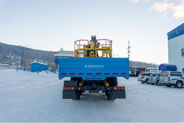 Бортовой с КМУ ИТ-200 (тросовый,люлька, бур) УСТ 5453 Урал NEXT 4320-6951-72