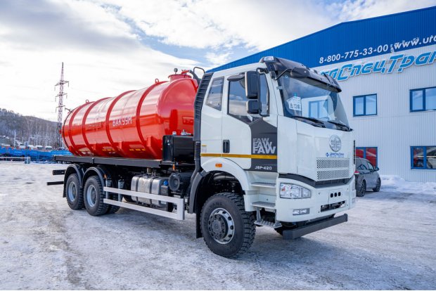 Вакуумная машина МВ-19 КО УСТ 5453 FAW 3250 6Х6, КБ 4800