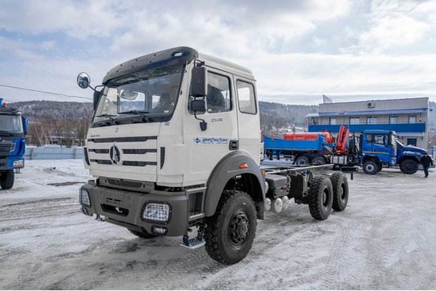 Шасси BEIBEN 3343SA (6х6) для изготовления спецтехники
