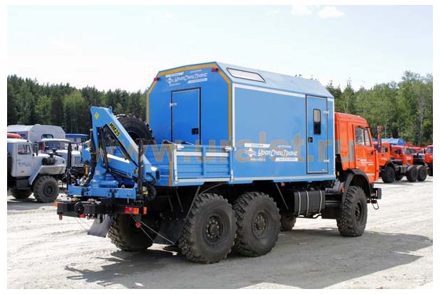 МРМ с КМУ ИМ-25 УСТ 5453 Камаз 43118-RR