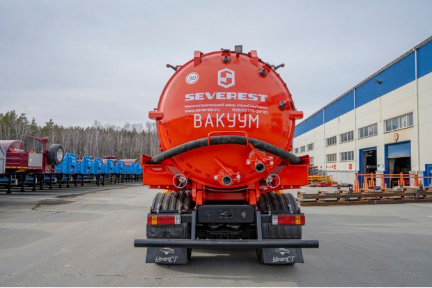 Автоцистерна вакуумная МВС 15-ОД ВК-6М УСТ 5453 FAW 3250 (6х4) КБ 4800