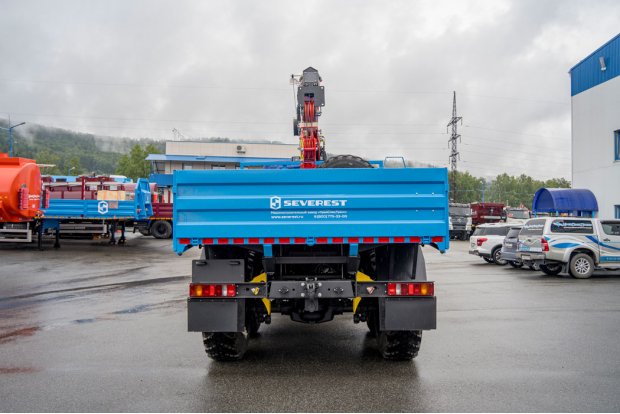 Бортовой автомобиль с КМУ ИТ 120 (тросовый) УСТ 5453 Урал NEXT 4320-6981-72