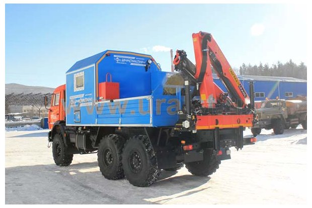АНРВ с КМУ PK-10000А УСТ Камаз 43118-50