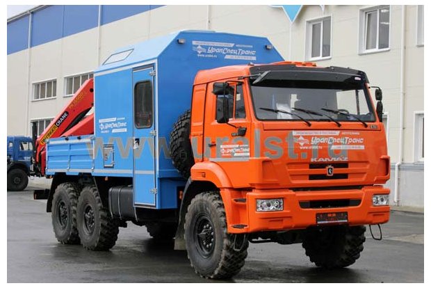 АРОК с КМУ РК-15500А УСТ 5453 Камаз 43118-RR