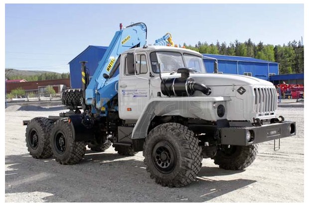 Седельный тягач с КМУ ИМ 150N-04 УСТ 5453 Урал 5557-1151-60Е5