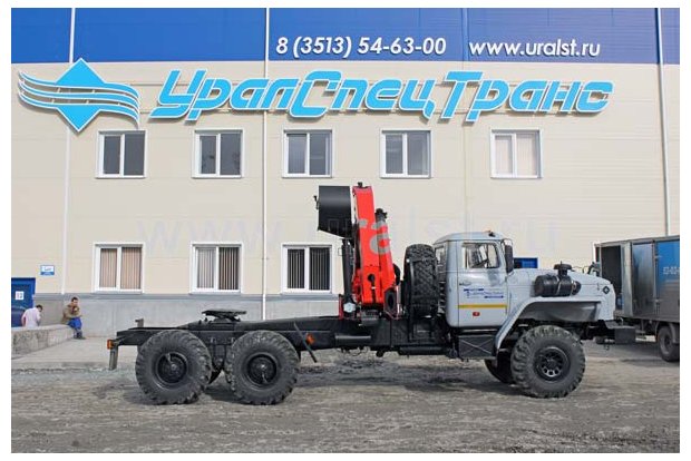 Седельный тягач с КМУ PK-23500А УСТ 5453 Урал 4320Е5
