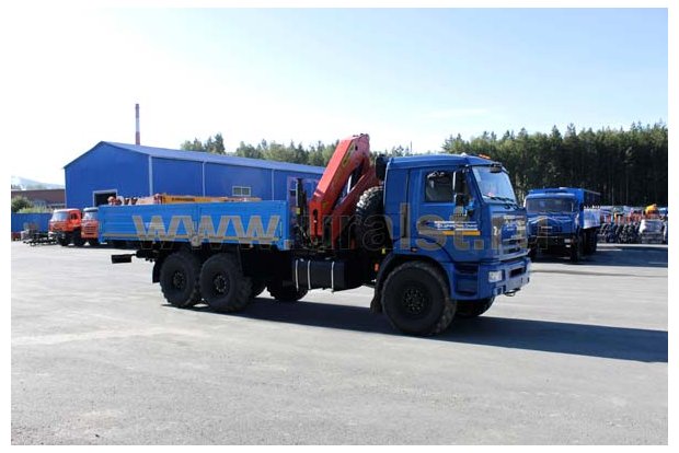 Бортовой с КМУ PK-23500А УСТ 5453 Камаз 43118