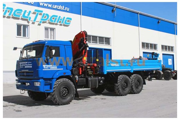 Бортовой с КМУ PK-23500А УСТ 5453 Камаз 43118 (Cummins)