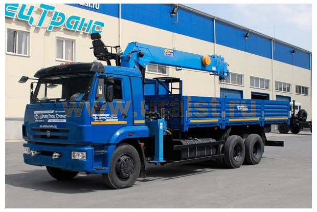 Бортовой с КМУ DongYang SS1926 УСТ 5453 Камаз 65117