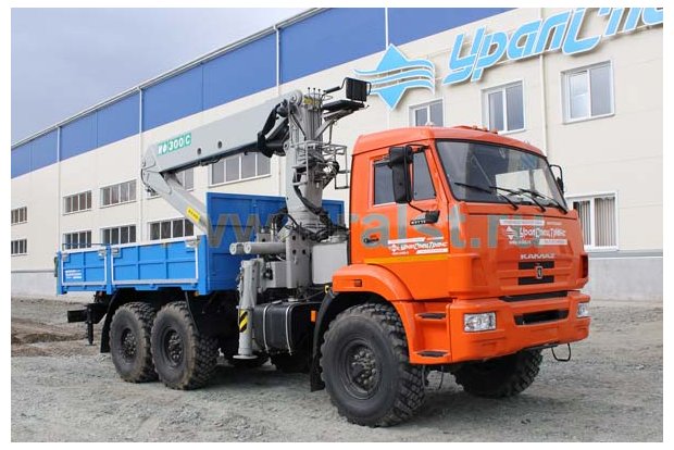 Камаз 43118 бортовой с манипулятором