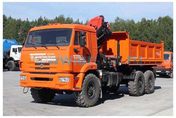 Самосвал с КМУ РК-15500В УСТ 5453 Камаз 43118