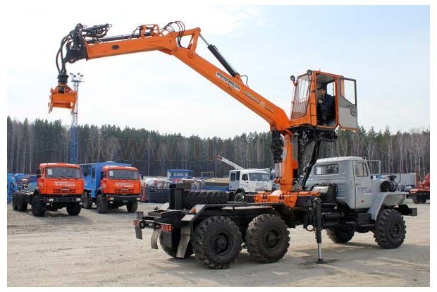Погрузчик леса с ГМ СФ-140СТ УСТ 54532 Урал 4320