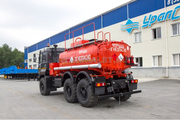 Автотопливозаправщик АТЗ-9Б УСТ 5453 Урал 4320-4551-81 сп.м. доработка под ДОПОГ