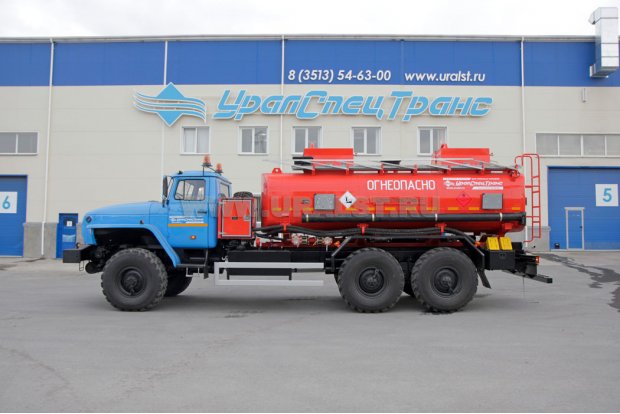 Автотопливозаправщик АТЗ-12-2 УСТ 5453 Урал 4320-1951-72 доработка под ДОПОГ