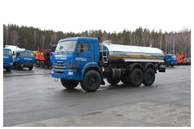 АЦПТ-9,5П с насосом, обогрев насоса выхлопными газами, Камаз 43118, сп.м.