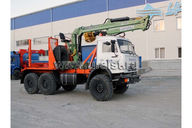 Лесовоз с ГМ Атлант 90 Камаз 43118