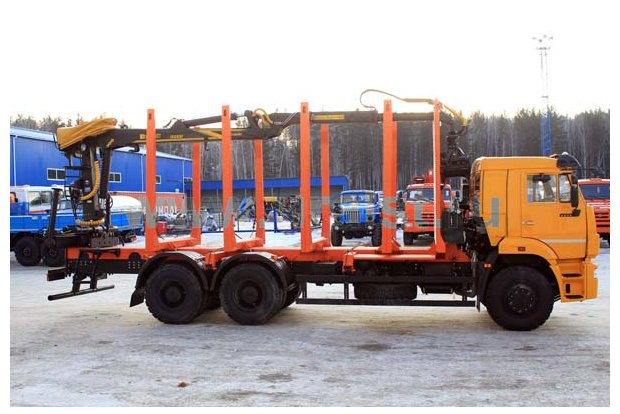 Сортиментовоз Камаз с ОМТЛ-97