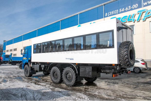 Автобус вахтовый 32 УСТ 5453 Камаз 43118-50 сэндвич