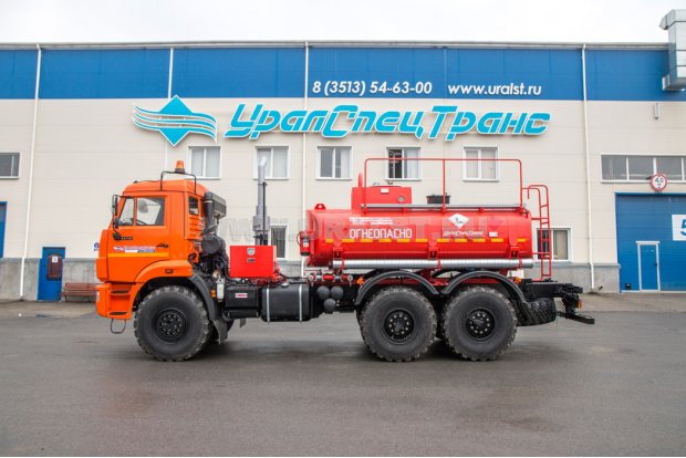 Автотопливозаправщик АТЗ-8Б УСТ 5453 Камаз 43118-50 сп.м доработка под ДОПОГ