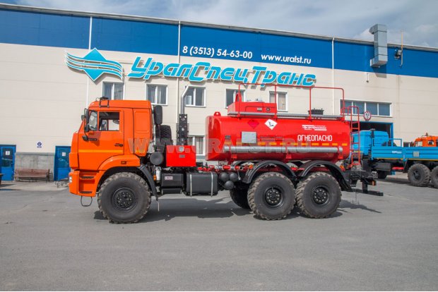 Автотопливозаправщик АТЗ-9Б УСТ 5453 Камаз 43118-50, сп.м, доработка под ДОПОГ