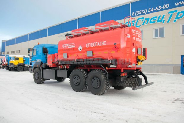 Автотопливозаправщик АТЗ-20-2 УСТ 5453 Урал 63701-1951 доработка под ДОПОГ