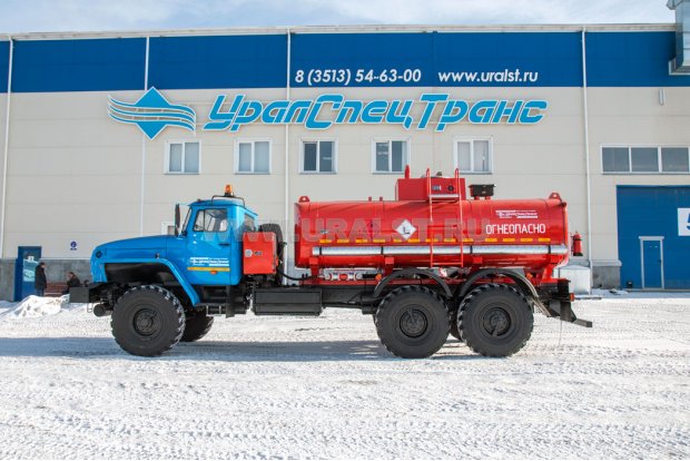 Автотопливозаправщик АТЗ-11Б УСТ 5453 Урал 4320-1951-72 доработка под ДОПОГ