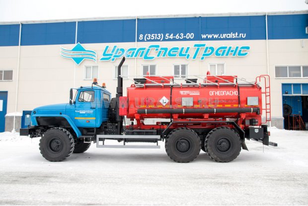 Автотопливозаправщик АТЗ-11-2 УСТ 5453 Урал 4320-1951-72 доработка под ДОПОГ