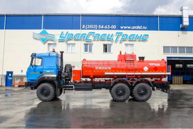 Автотопливозаправщик АТЗ-13Б УСТ 5453 Урал 4320-4971-80 сп.м. доработка под ДОПОГ
