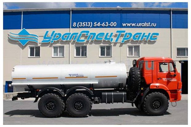 АЦПТ-9,5Т с насосом, подогревом насосного отсека ТЭН, Камаз 43118, сп.м.