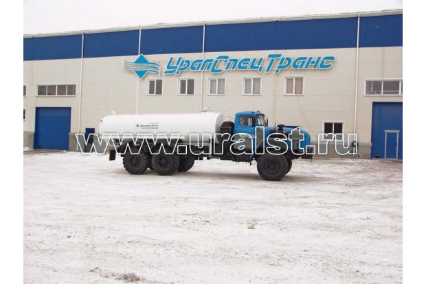 АЦПТ-9,5 с насосом, обогрев, Урал 4320