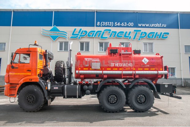 Автоцистерна для нефти АЦН-10 УСТ 5453 Камаз 43118 насос СВН доработка под ДОПОГ