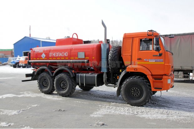 Автоцистерна бензовоз АЦ-11 УСТ 5453 Камаз 43118-50 доработка под ДОПОГ