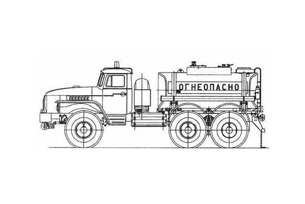 АЦ-6,5 Урал 4320Е5 с насосом