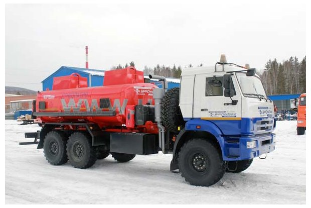 Автотопливомаслозаправщик АТМЗ-11-2 УСТ 54533 Камаз 43118-50 доработка под ДОПОГ