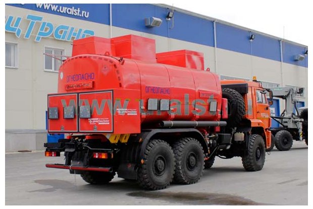 Автотопливомаслозаправщик АТМЗ-18-3 УСТ 54535 Камаз 65224-3971-53 доработка под ДОПОГ