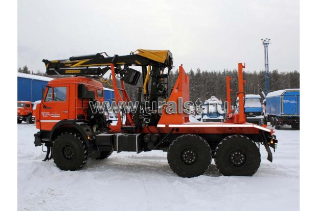 Лесовоз с ГМ ОМТЛ-97 Камаз 43118