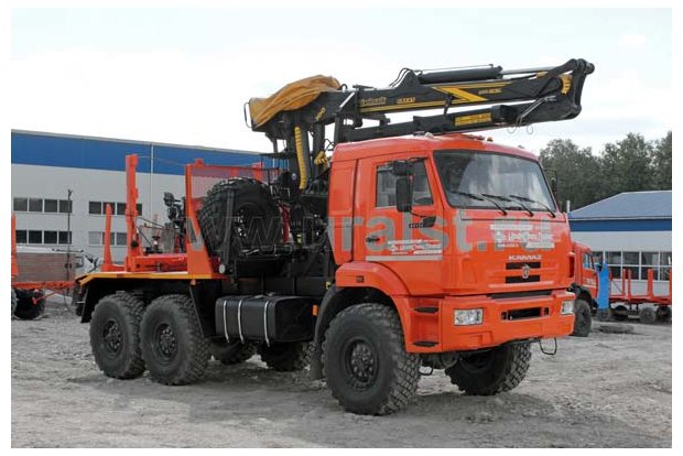 Лесовоз с ГМ ОМТЛ-97 Камаз 43118
