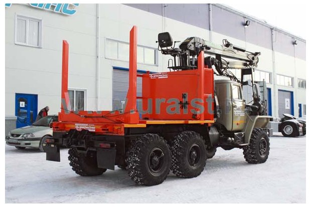Лесовоз с КМУ с СФ-85С Урал 55571