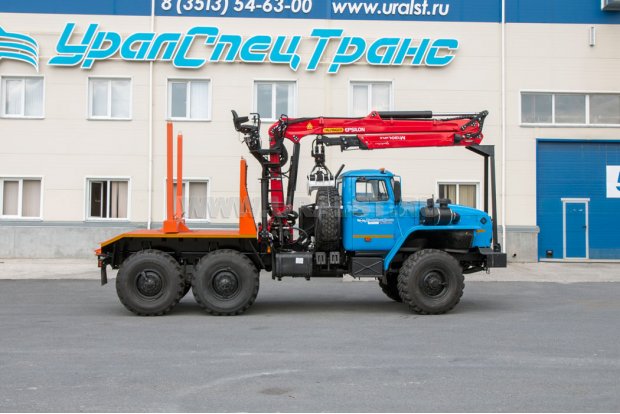 ЛЕСОВОЗ С ГМ EPSILON М130L97 УСТ 5453 УРАЛ 5557Е5
