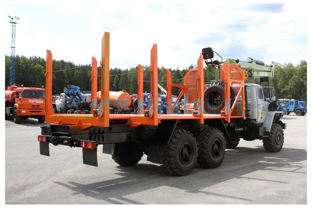 Сортиментовоз с ГМ ЛВ-185 Урал 4320Е5