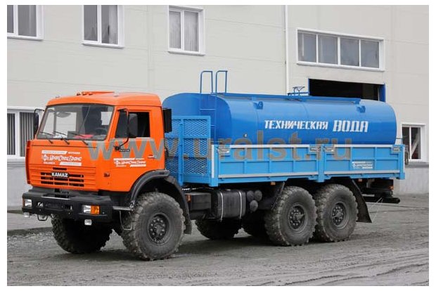 Бортовой контейнеровоз УСТ 54531J Камаз 43118 с АЦ