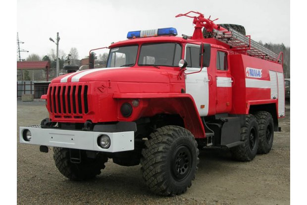 АЦП-8/6-40 Урал 55571 в задн. отсек