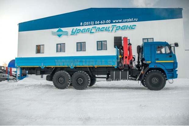 Бортовой с КМУ PK-23500А УСТ 5453 Камаз 43118