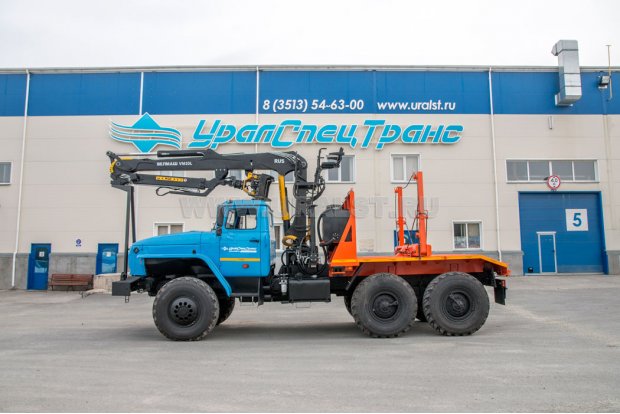 Лесовоз с ГМ VM10L УСТ 5453 Урал М 5557-72Е5