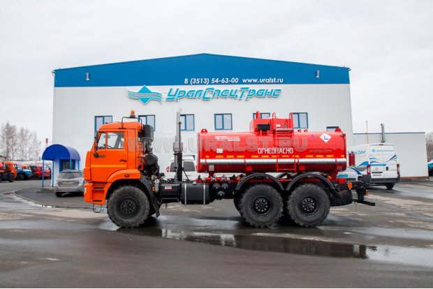 Автоцистерна бензовоз АЦ-10 УСТ 5453 Камаз 43118-50, доработка под ДОПОГ