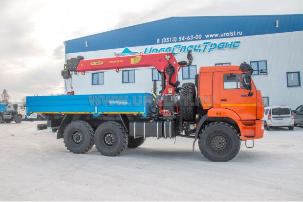 Бортовой с КМУ ИТ-150 (тросовый) УСТ 5453 Камаз 43118