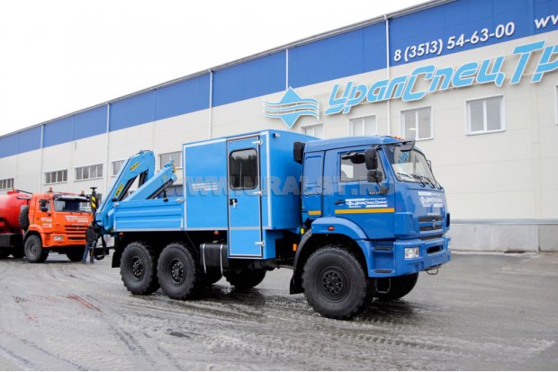 ГПА 6+2 откр. с КМУ ИМ-150 УСТ 5453 Камаз 43118